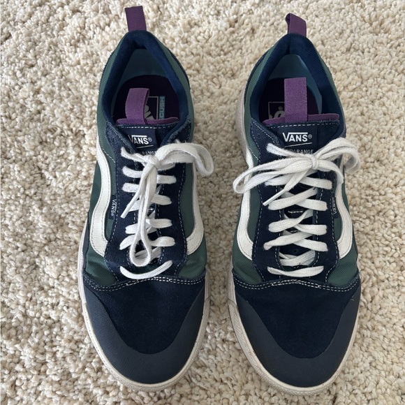 Vans Other - Mens Vans Green Blue Sneakers Size 11